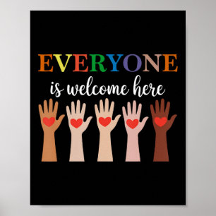 Iedereen is welkom hier Idaho Teacher 28 Poster