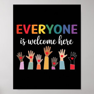 Iedereen is welkom hier Idaho Teacher 52 Poster