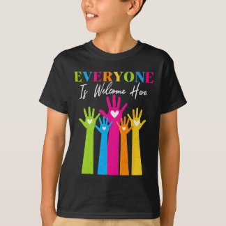 Iedereen is welkom hier Idaho Teacher 82 T-shirt