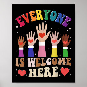 Iedereen is welkom hier in Idaho Teacher Stud Poster