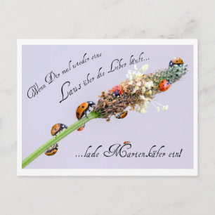 Iedereen kan een beetje extra geluk gebruiken! briefkaart