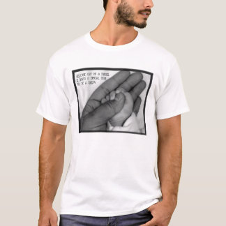 Iedereen kan een vader zijn t-shirt