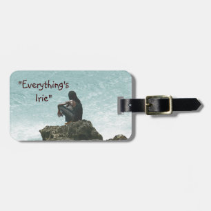 "IEDEREEN, MON", CARIBISSCENE BAGAGELABEL