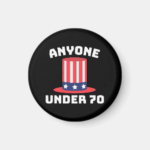 Iedereen onder de 70 voor de Amerikaanse president Magneet