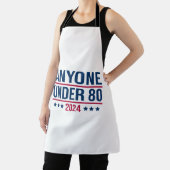 Iedereen onder de 80 2024 Grappig President Schort (Insitu)