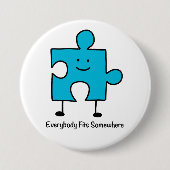 Iedereen past ergens bij Button (Voorkant)