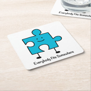 Iedereen past ergens in papieren Onderzetter