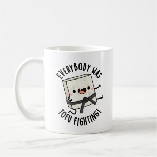 Iedereen was Tofu aan het vechten tegen grappige v Koffiemok