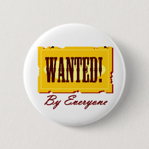 IEDEREEN WENST RONDE BUTTON 5,7 CM