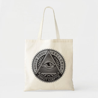 Iedereen ziet de canvas tas van het oogbudget