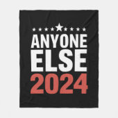 Iemand anders 2024 verkiezingscampagne politiek gr fleece deken (Voorkant)