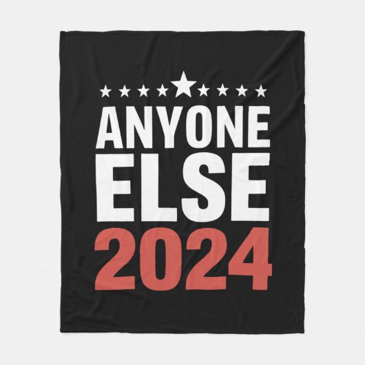 Iemand anders 2024 verkiezingscampagne politiek gr fleece deken (Voorkant)