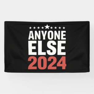 Iemand anders 2024 verkiezingscampagne politiek gr spandoek