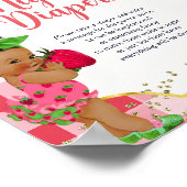 Iemand Berry Sweet Strawberry Late Night Luiers Poster (Hoek)