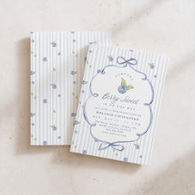 Iemand Berry Zoet Blauw Baby Shower