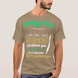 Iemand die een probleem oplost dat je hebt tegenge t-shirt