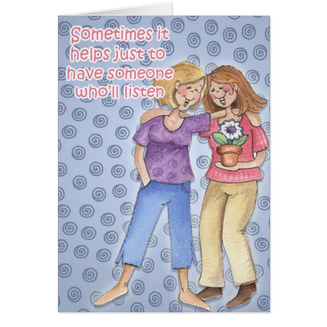 Iemand die zal luisteren (Voorkant)