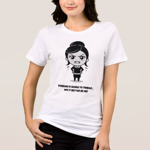 Iemand gaat een time-out krijgen Tri-Blend shirt