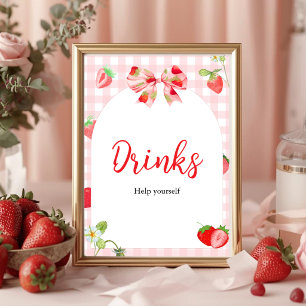 Iemand heel lief Drankentafel bord Poster