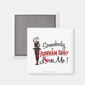 Iemand in AC houdt van me - Harley Magneet (Voorkant / Achterkant)