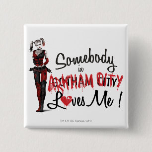 Iemand in AC houdt van me - Harley Vierkante Button 5,1 Cm