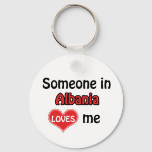 Iemand in Albanië houdt van mij Sleutelhanger
