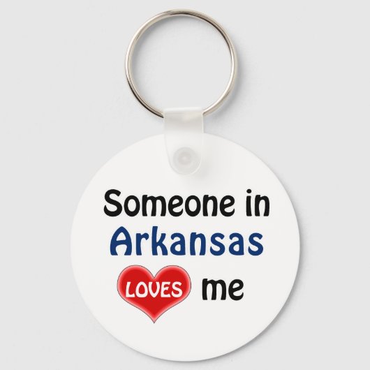 Iemand in Arkansas houdt van me Sleutelhanger (Voorkant)