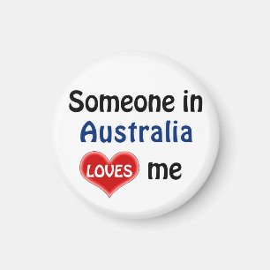 Iemand in Australië houdt van mij Magneet