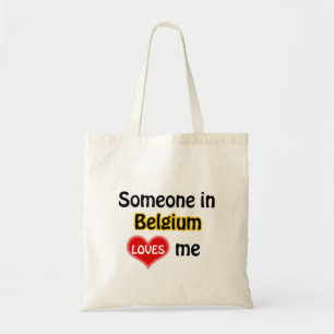 Iemand in België houdt van mij Tote Bag