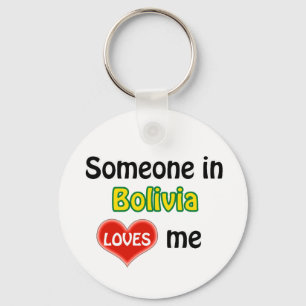 Iemand in Bolivia houdt van me Sleutelhanger