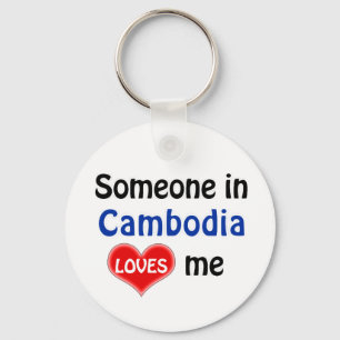Iemand in Cambodja houdt van me Sleutelhanger