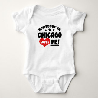 Iemand in Chicago Loves Me Fopspeen Romper