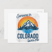 Iemand in Colorado houdt van mij Briefkaart (Voorkant / Achterkant)