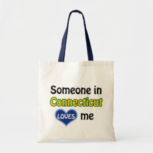 Iemand in Connecticut houdt van mij Tote Bag