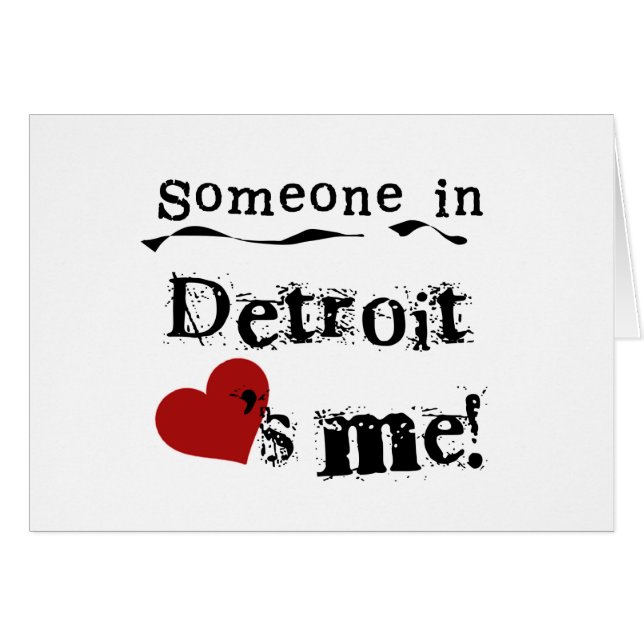 Iemand in Detroit (Voorkant Horizontaal)