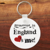 Iemand in Engeland houdt van mij Sleutelhanger (Voorkant)