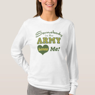 Iemand in het leger houdt van mij t-shirt