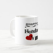 Iemand in Honduras houdt van mij Koffiemok (Voorkant links)