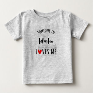Iemand in Idaho houdt van mij om Baby te shirt