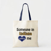 Iemand in Indiana houdt van mij Tote Bag (Voorkant)