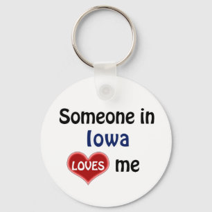Iemand in Iowa houdt van me Sleutelhanger