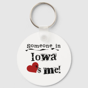 Iemand in Iowa houdt van mij Sleutelhanger