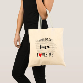 Iemand in Iowa houdt van mij Tote Bag