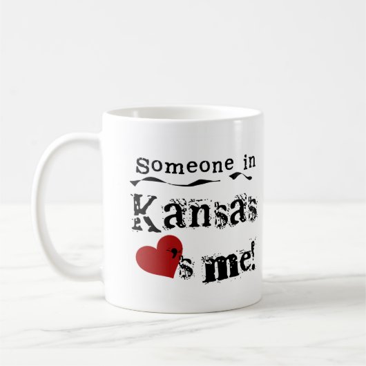 Iemand in Kansas houdt van mij Koffiemok (Links)