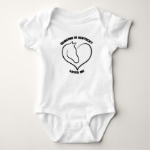 Iemand in Kentucky houdt van mij Baby Bodysuit