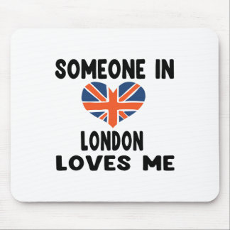 Iemand in Londen houdt van mij Engeland Britse vla Muismat