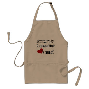 Iemand in Louisiana houdt van me Standaard Schort