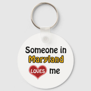 Iemand in Maryland houdt van me Sleutelhanger