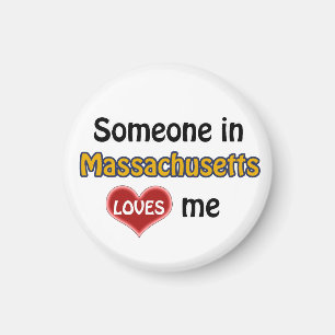 Iemand in Massachusetts houdt van mij Magneet