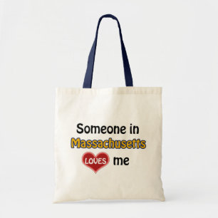 Iemand in Massachusetts houdt van mij Tote Bag